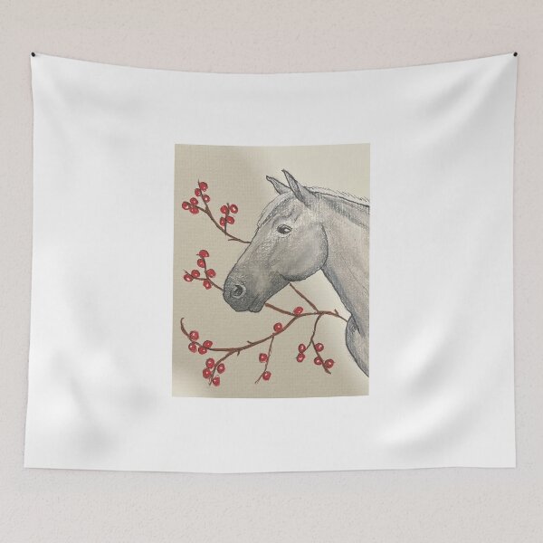 Item preview, Lipizzan Horse in winter designed and sold by Farbenmieze.