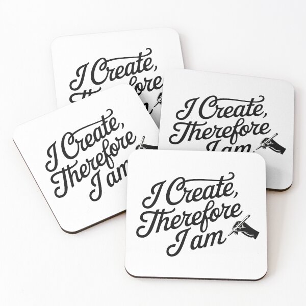 Item preview, I Create, Therefore I Am designed and sold by CreativeHymms.