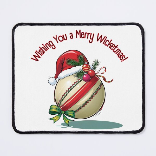 Item preview, Cricket Lover | Cricket Holiday | Wishing You a Merry Wicketmas designed and sold by FitEnvy.
