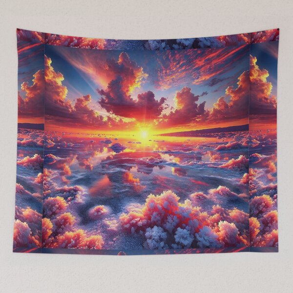 Item preview, Serenity of the Salt Lake at Sunset designed and sold by Meta2Physical.
