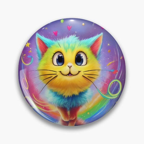 Item preview, Cosmic Rainbow Cat - Adorable Fantasy Cat Art for Cat Lovers and Dreamers designed and sold by Cherry-Cat.