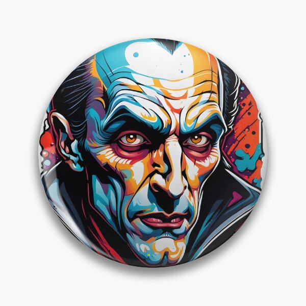 Item preview, Count Dracula Face Psychedelic Prismatic Colors 2 designed and sold by webjmf.