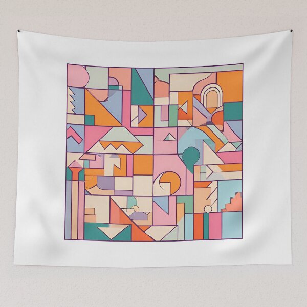 Item preview, Vibrant Geometric Abstract designed and sold by Zazz Lee.