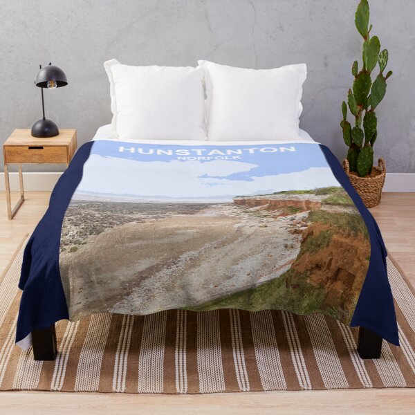 Item preview, Hunstanton Norfolk Travel poster East Anglia designed and sold by BarbaraGlebska.