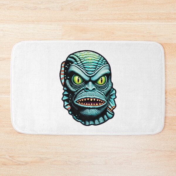Item preview, Creature of Black Lagoon Face Psychedelic Prismatic Colors 2 designed and sold by webjmf.