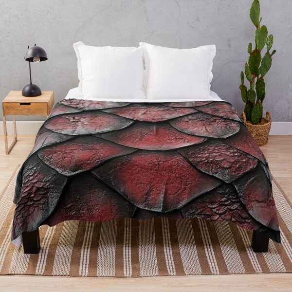 Item preview, Red Black Elder Dragon Scales Pattern designed and sold by GrinGalore.