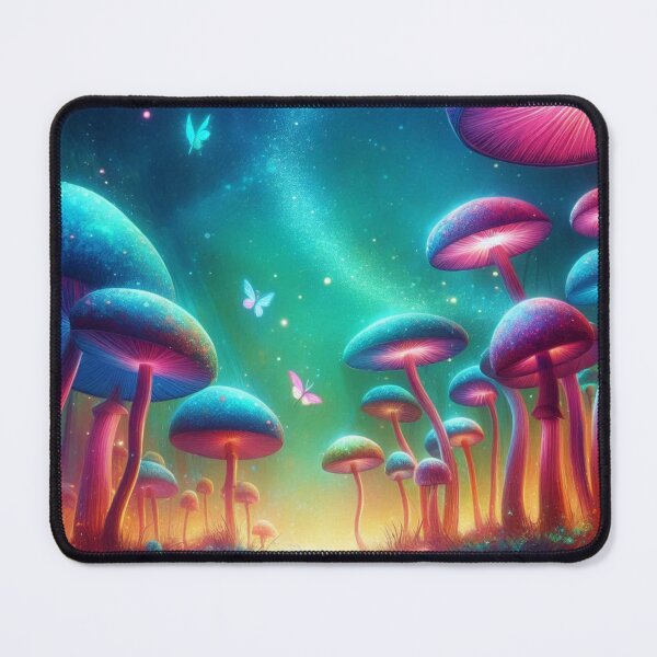 Item preview, Neon Mushroom Forest designed and sold by TeslaSt0re.