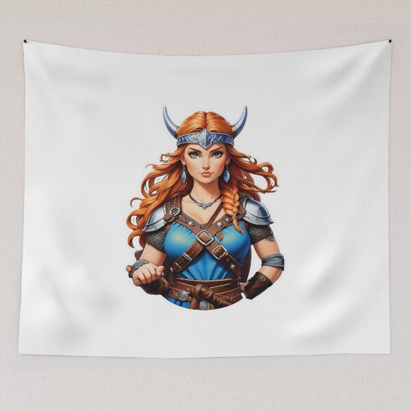 Item preview, Viking Warrior Lady designed and sold by Bunmigraphics .
