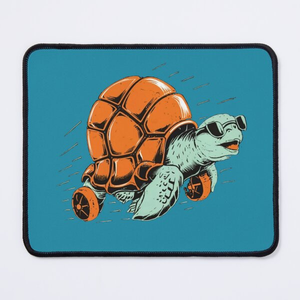 Item preview, Orange-Shelled Turtle on Wheels designed and sold by NiRia Spot.