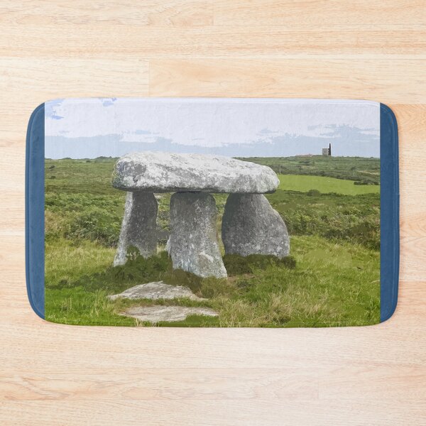 Aperçu de l'œuvre Lanyon Quoit Cornwall. Affiche de voyage de Kernow, cadeau de Cornouailles. créée et vendue par BarbaraGlebska.