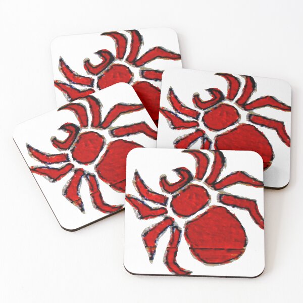 Item preview, My Red Spider on Wood designed and sold by ZoffArt-Shop.