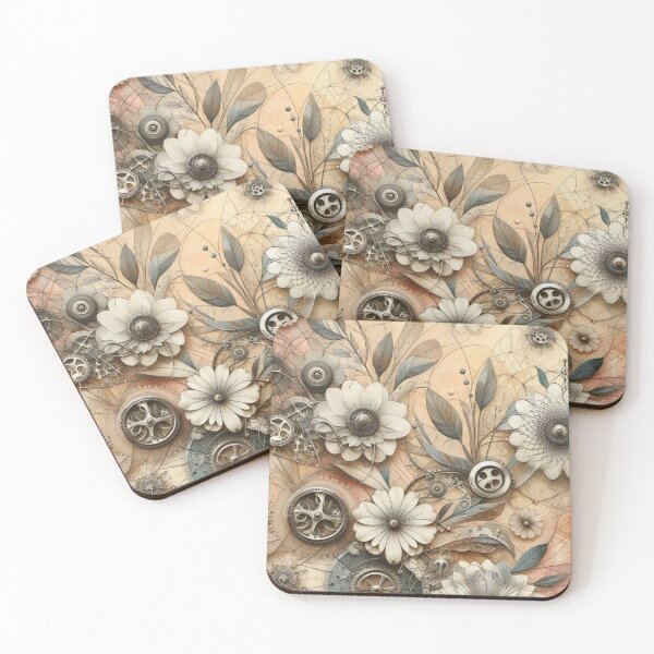Item preview, Steampunk Floral Fusion designed and sold by TeslaSt0re.