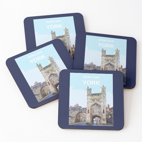 Item preview, Monk Bar York  Yorkshire Travel location poster designed and sold by BarbaraGlebska.