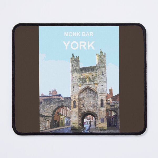 Item preview, Monk Bar York  Yorkshire Travel location poster designed and sold by BarbaraGlebska.