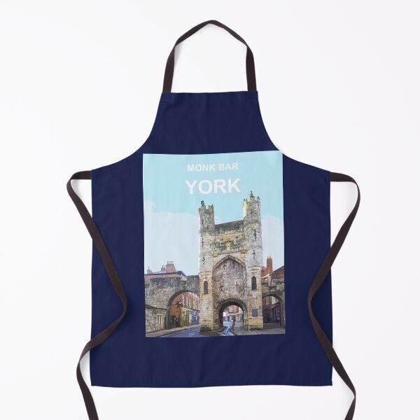Item preview, Monk Bar York Yorkshire Travel location poster designed and sold by BarbaraGlebska.