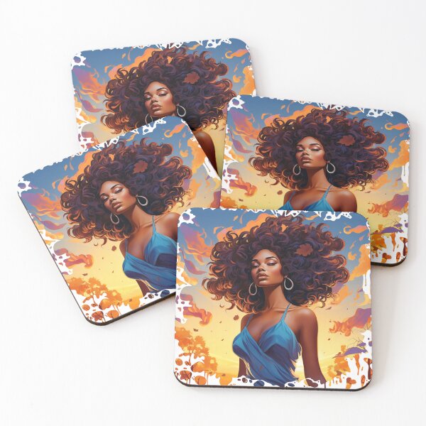 Item preview, Stylish Expressions , Afro Woman designed and sold by digimart.