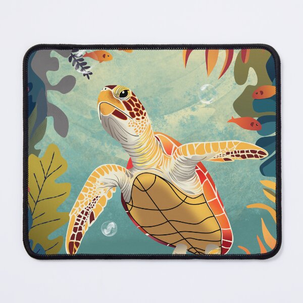 Item preview, Green Sea Turtle Swims The Pacific Ocean designed and sold by KeeganCreations.
