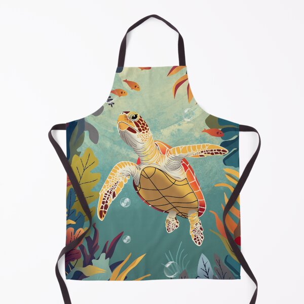 Item preview, Green Sea Turtle Swims The Pacific Ocean designed and sold by KeeganCreations.