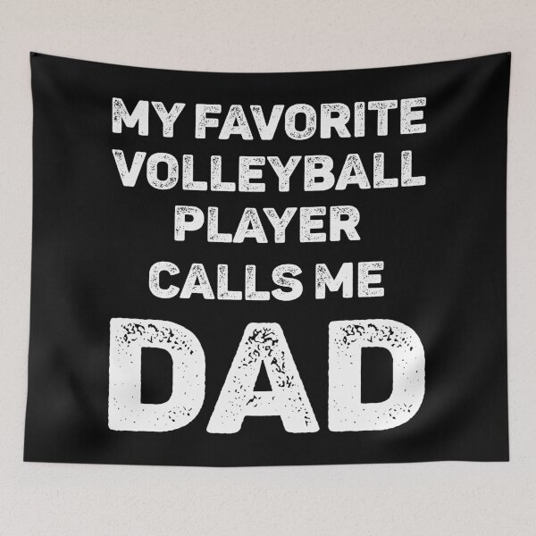 Item preview, My Favorite Volleyball Player Calls Me Dad Vintage designed and sold by WhistleCloset.