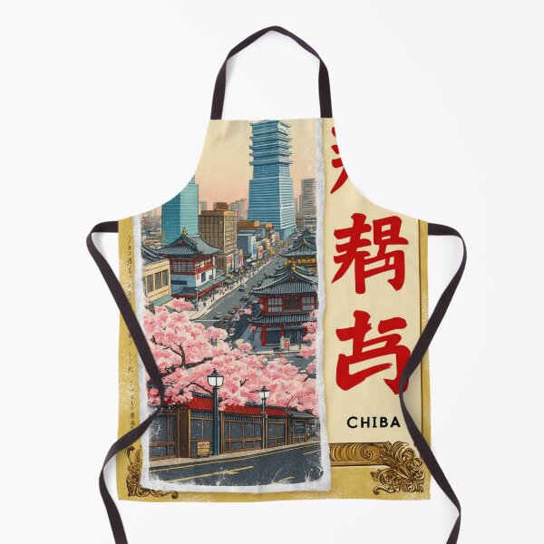 Item preview, Greetings from Chiba Japan Vintage Travel Retro Postcard Design designed and sold by TravelPostcardGems.