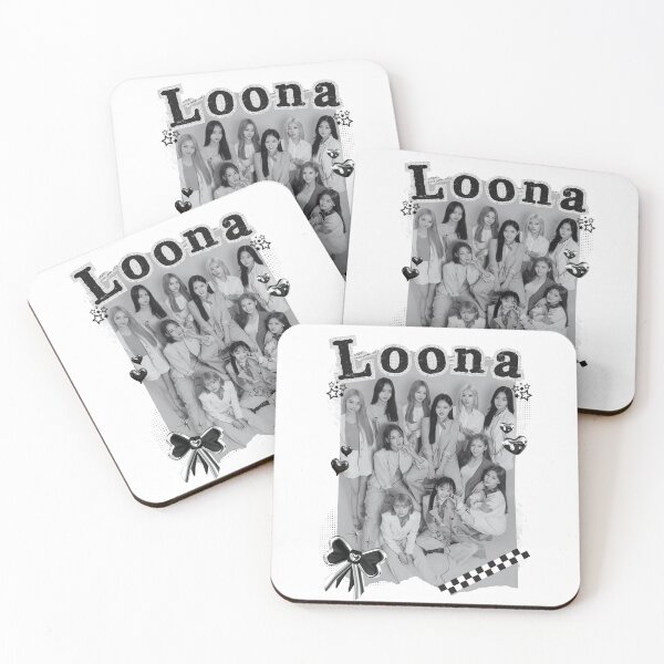 Item preview, Elegant Black and White LOONA Collage Design designed and sold by AJUNICE STUDIO.