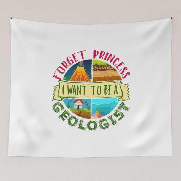 Item preview, Forget Princess I Want to Be a Geologist Women Geology  designed and sold by jaygo.
