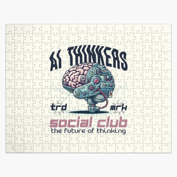 Item preview, AI thinkers social club, the future of thinking designed and sold by Peerless-Prime.