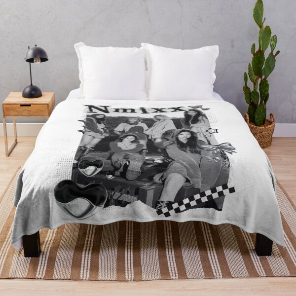Item preview, Diseño de collage de grupo de Kpop en blanco y negro de NMIXX designed and sold by AJUNICE STUDIO.