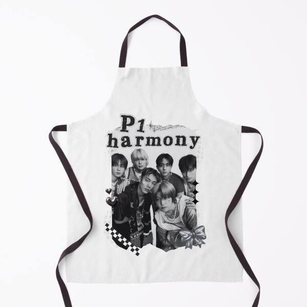 Item preview, P1Harmony Black and White K-pop Collage Design designed and sold by AJUNICE STUDIO.