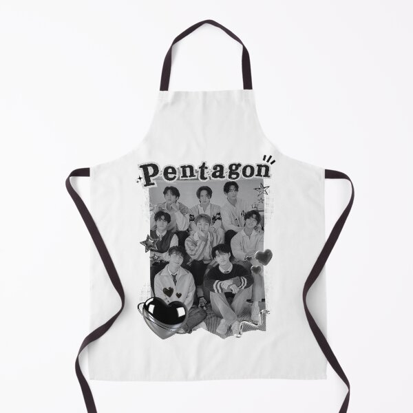 Item preview, K-pop Group Pentagon Black & White Collage Art designed and sold by AJUNICE STUDIO.