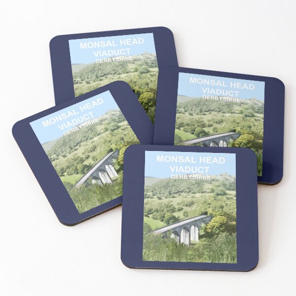 Item preview, Monsal Head Dale Derbyshire Peak District Travel location poster designed and sold by BarbaraGlebska.