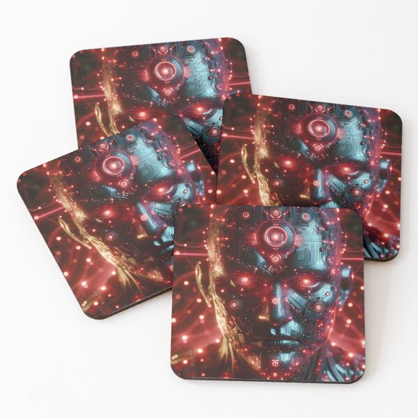 Item preview, Portrait of a Red AI designed and sold by Nopasaran-Tsin.