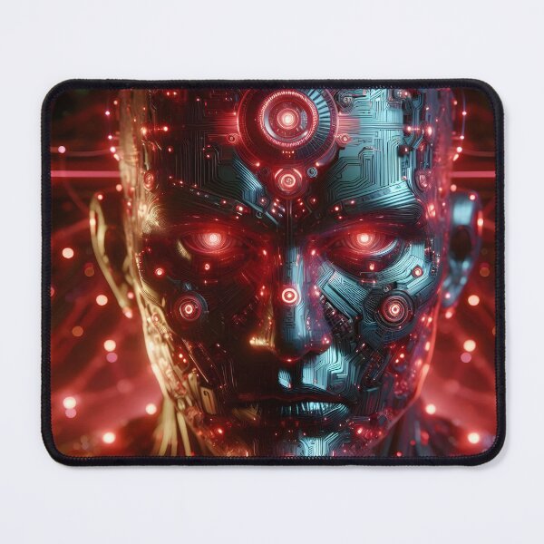 Item preview, Portrait of a Red AI designed and sold by Nopasaran-Tsin.