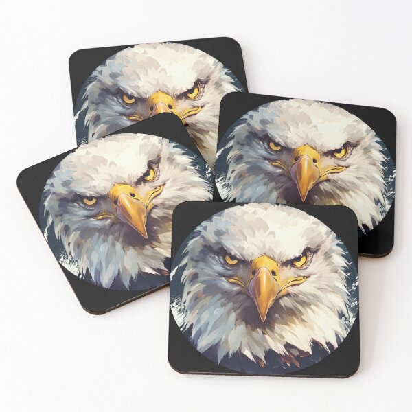 Artikelvorschau, Weißkopfseeadler, Ruhiger Weißkopfseeadler, Schöner Weißkopfseeadler entworfen und verkauft von PatternFly.