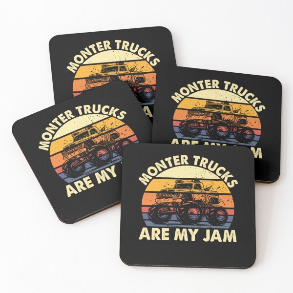 Item preview, Monster Trucks Are My Jam Vintage Retro Monster Truck designed and sold by Rahjihan.