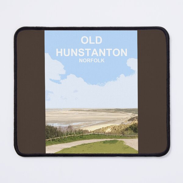 Item preview, Old Hunstanton Norfolk Travel poster East Anglia designed and sold by BarbaraGlebska.