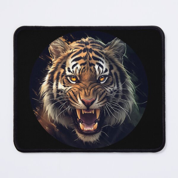 Artikelvorschau, Tiger, wütender Tiger, schöner Tiger entworfen und verkauft von PatternFly.