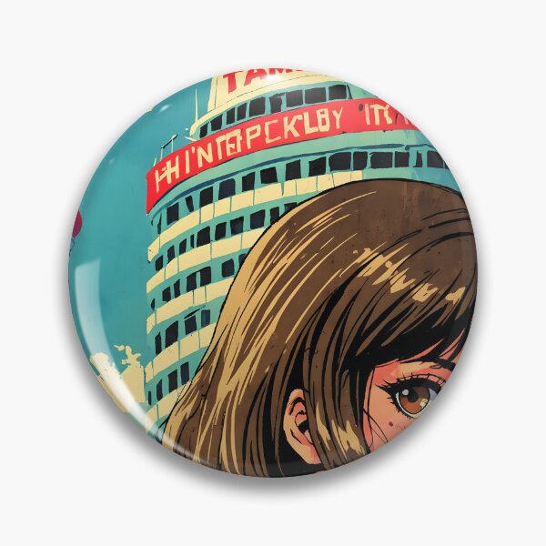 Item preview, Chiba Japan Retro Anime Girl 80s Vintage Travel designed and sold by Retro-Anime9.