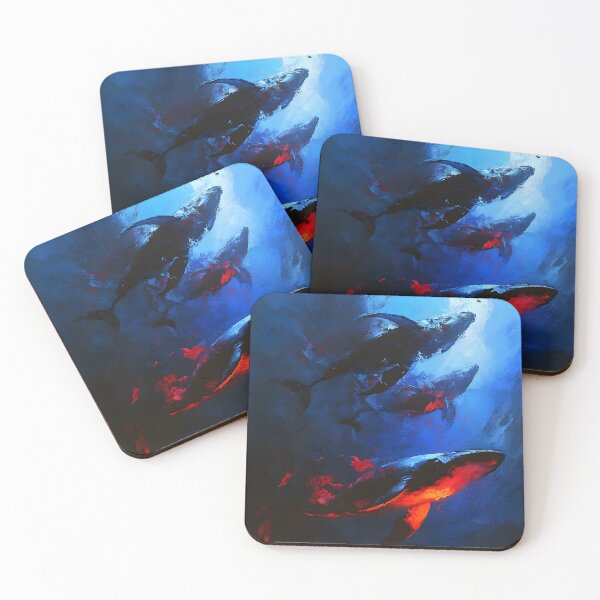 Item preview, Colorful whales designed and sold by Naturapassion.