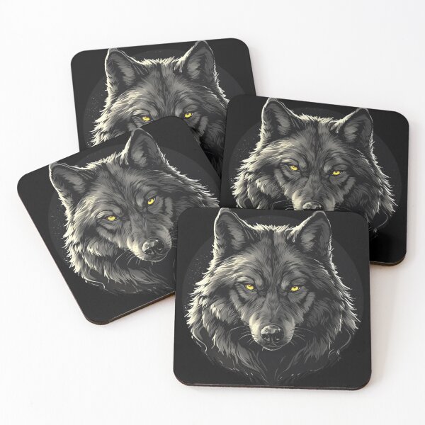 Item preview, Wolf, Big black wolf, Black wolf designed and sold by PatternFly.