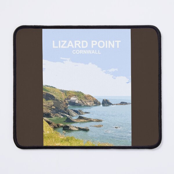 Item preview, Lizard Point Cornwall. Cornish gift Kernow Travel location poster. designed and sold by BarbaraGlebska.