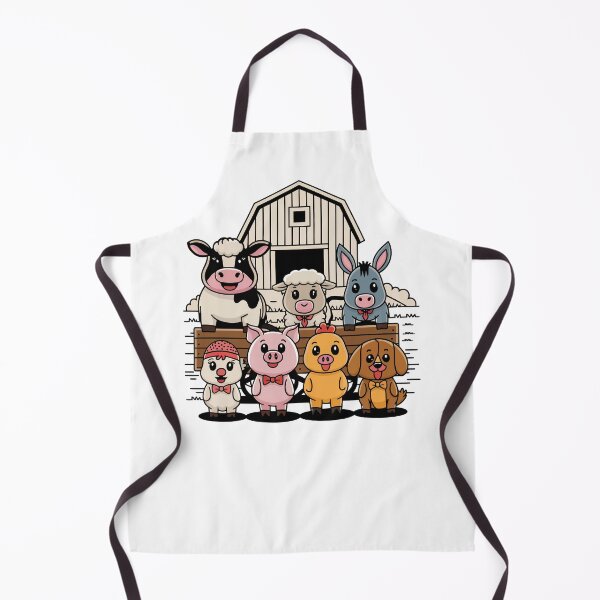 Item preview, Vintage Retro Cute Farm Animals Kids Funny Farming Life designed and sold by BongsEmporium.