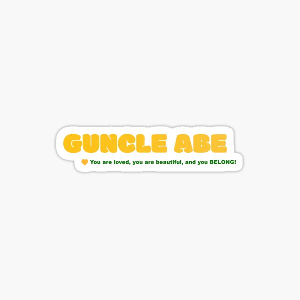 Guncle Abe Recess Sticker