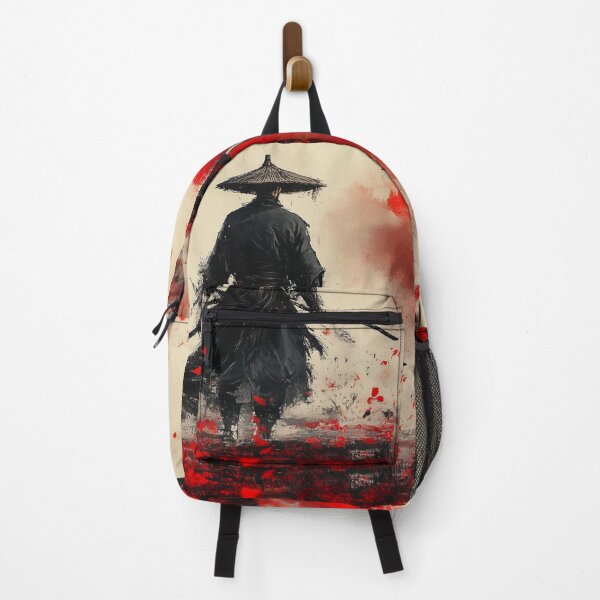 Item preview, "Mystic Samurai in a Field of Red Petals - Epic Art" designed and sold by pixal-shop.