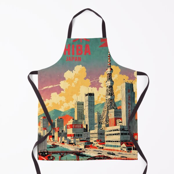 Item preview, City of Chiba Japan Retro Anime Girl 80s Vintage Travel designed and sold by Retro-Anime9.