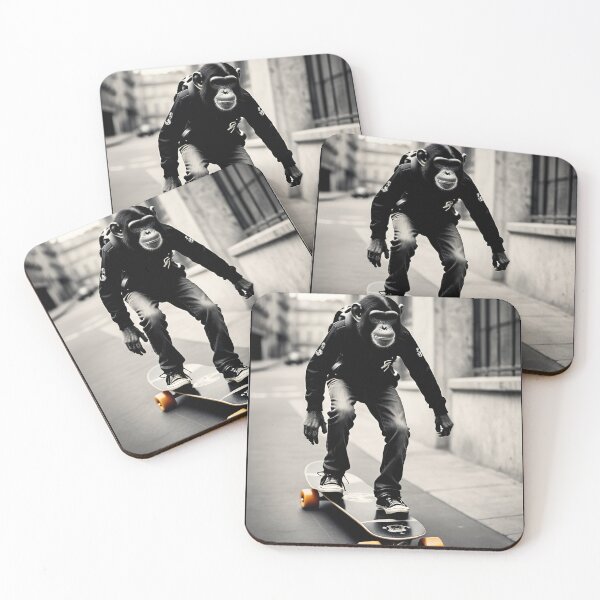 Item preview, Monkey skater 1 designed and sold by solveigsmake.