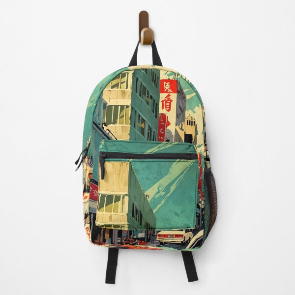 Item preview, Streets of Kawasaki Japan Retro Anime Girl 80s Vintage Travel designed and sold by Retro-Anime9.