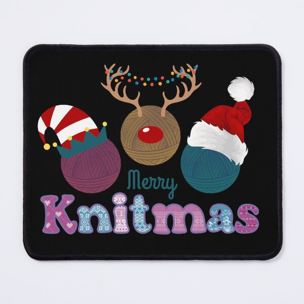 Item preview, Merry Knitmas, Knitting Funny Christmas Jumper, Ugly Sweater,  Gift for Knitter  designed and sold by GetKnitPun.