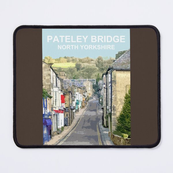 Item preview, Pateley Bridge North Yorkshire Travel location poster Scarborough designed and sold by BarbaraGlebska.