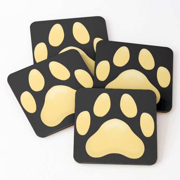 Item preview, Gold Pawprint designed and sold by galaxydaydreams.
